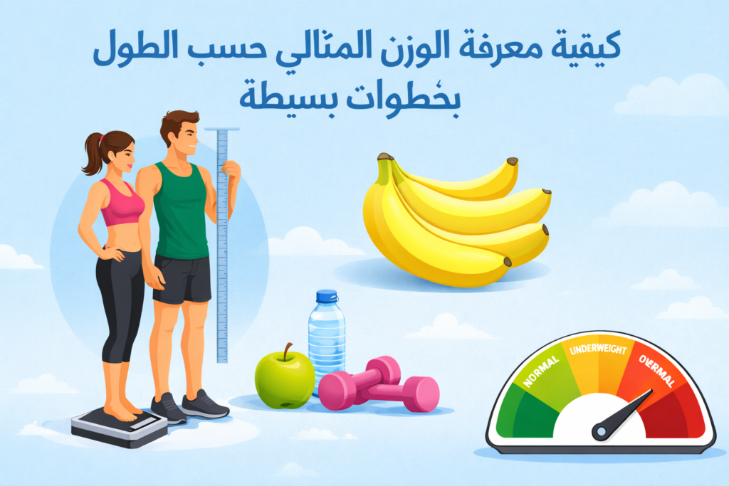 كيفية معرفة الوزن المثالي حسب الطول